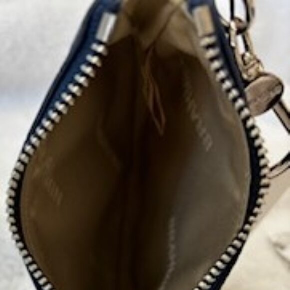 Brahmin Britt "Heavenly Blue Lumeria" half circle leather coin purse NWT - Picture 8 of 8